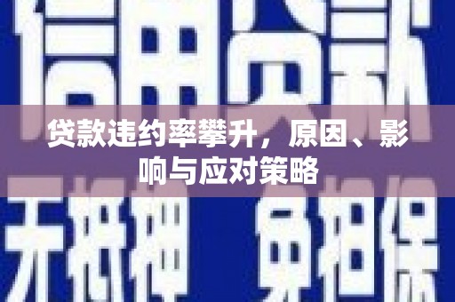 信州贷款违约率攀升，原因、影响与应对策略
