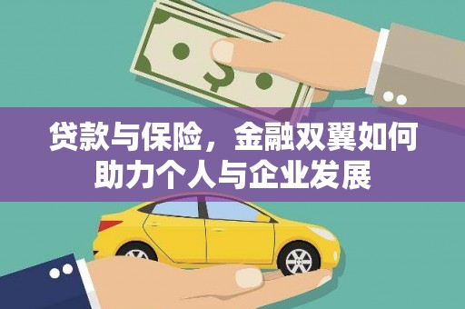 民丰贷款与保险，金融双翼如何助力个人与企业发展