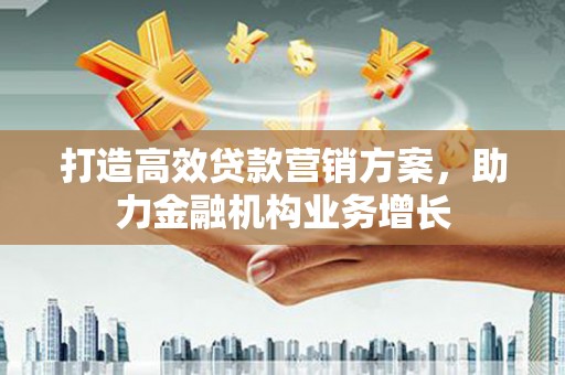 武隆打造高效贷款营销方案，助力金融机构业务增长