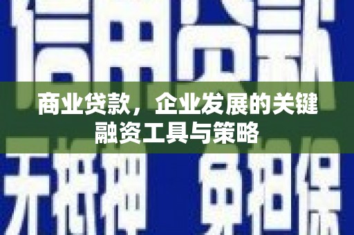扎赉特旗商业贷款，企业发展的关键融资工具与策略