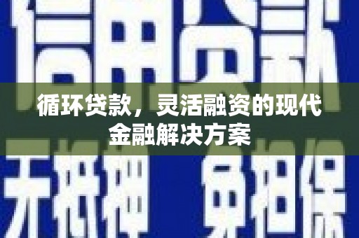 海原循环贷款，灵活融资的现代金融解决方案