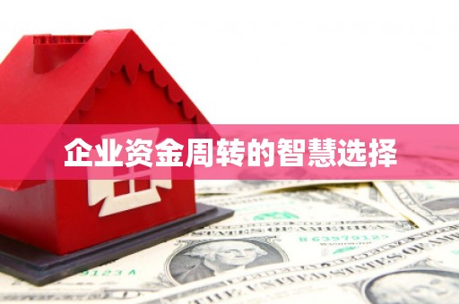 大观企业资金周转的智慧选择