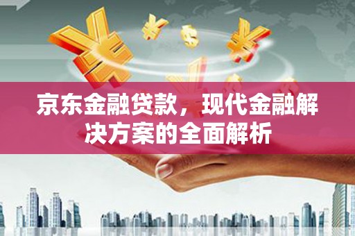 坪林京东金融贷款，现代金融解决方案的全面解析