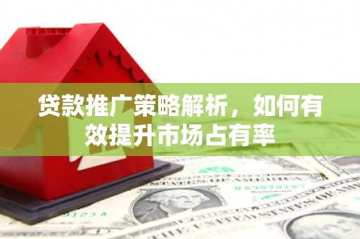 沂南贷款推广策略解析，如何有效提升市场占有率