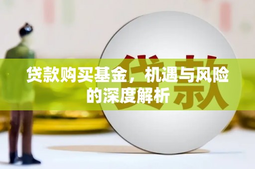久治贷款购买基金，机遇与风险的深度解析
