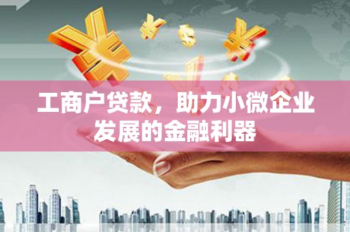 湘西工商户贷款，助力小微企业发展的金融利器